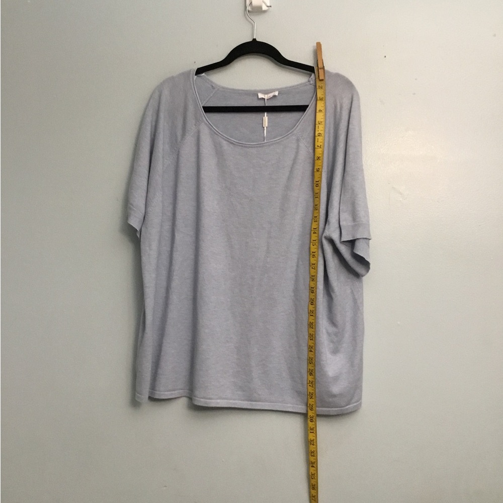 Milano Women's Soft Gray Scoop Neck Sweater